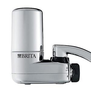 Brita® Chrome and Black Faucet Filtration System