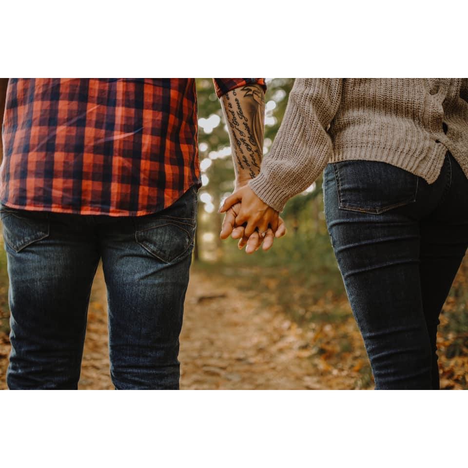 Fall engagement photoshoot