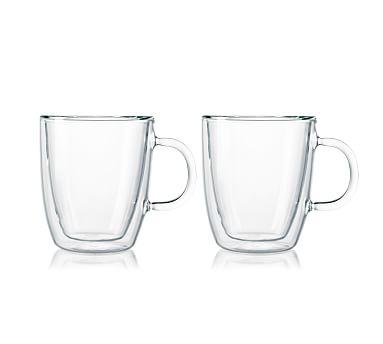 Bodum Bistro 10oz Double Walled Drinking Glasses, Set of 2