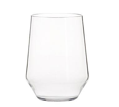 Happy Hour Acrylic Wine Glasses - Coral - Set of 4