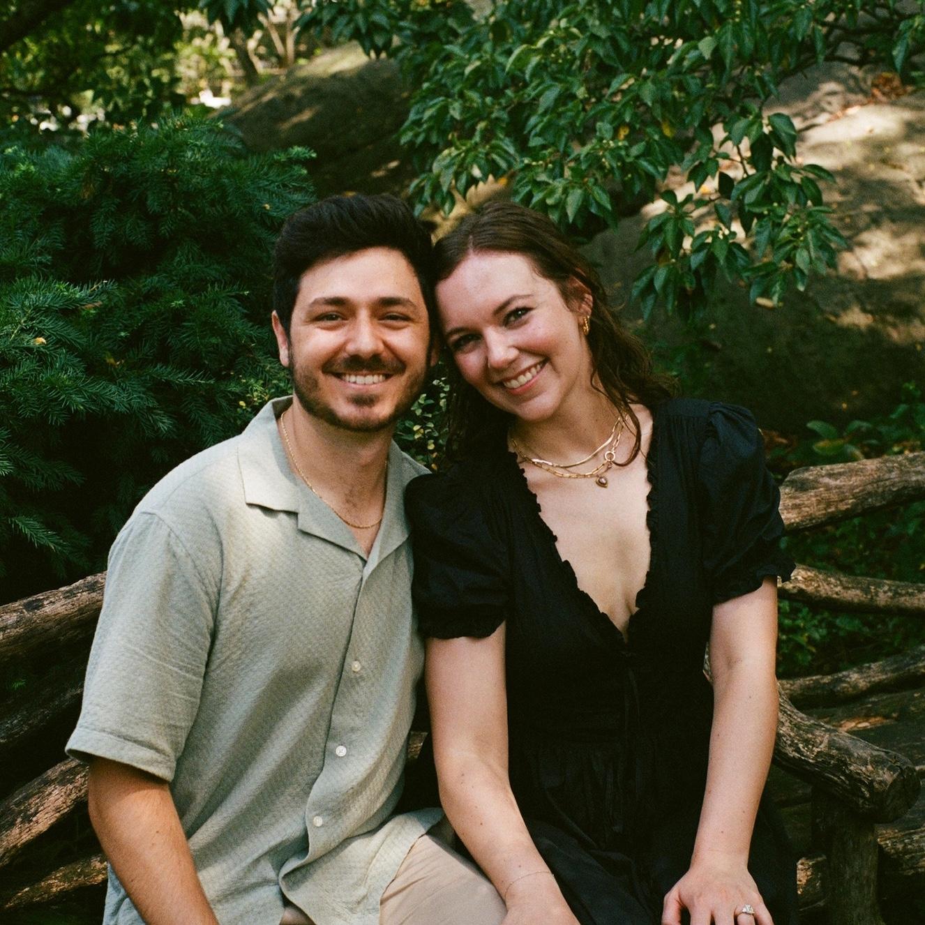 Our engagement - Shakespeare’s Garden Central Park, July 2024