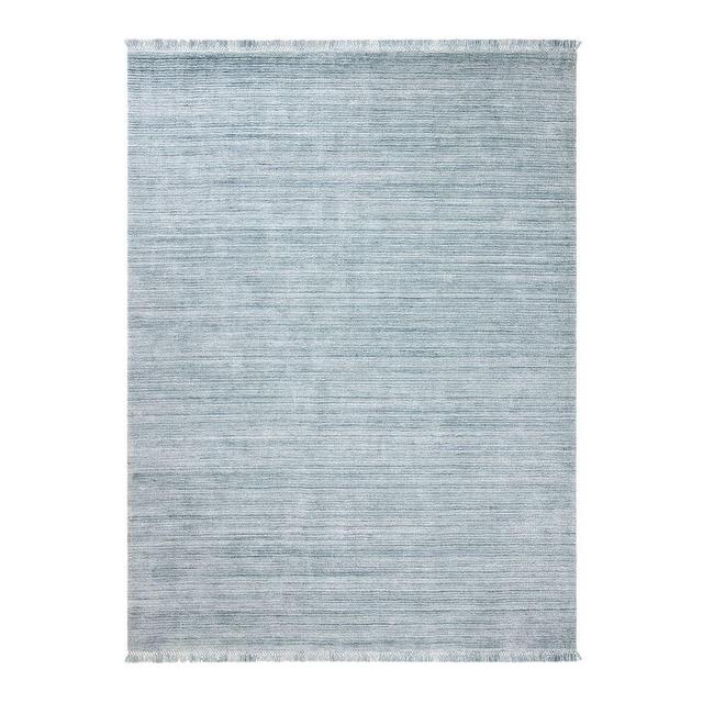 Heath Easy Care Rug, 9' x 12', Heathered Blue Dusk