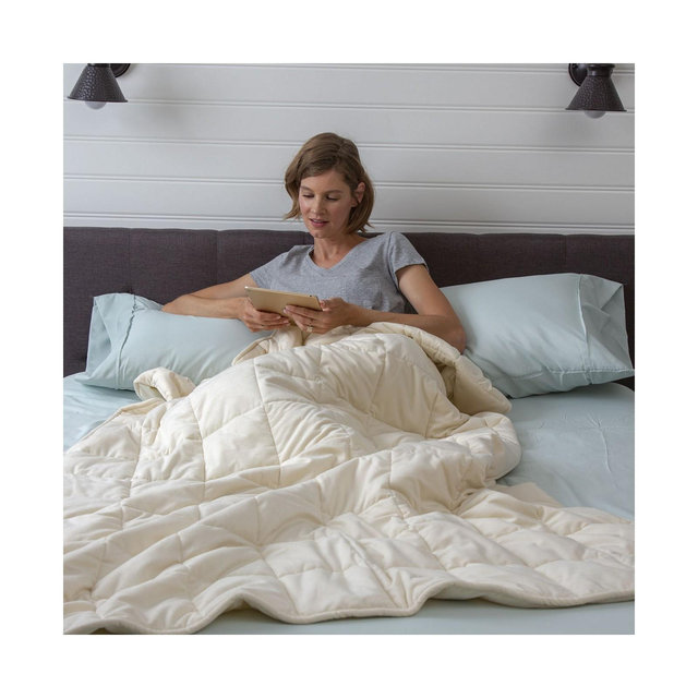 Sealy Quilted Plush 12.2lbs Weighted Blanket