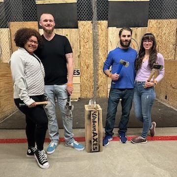 Double date axe throwing