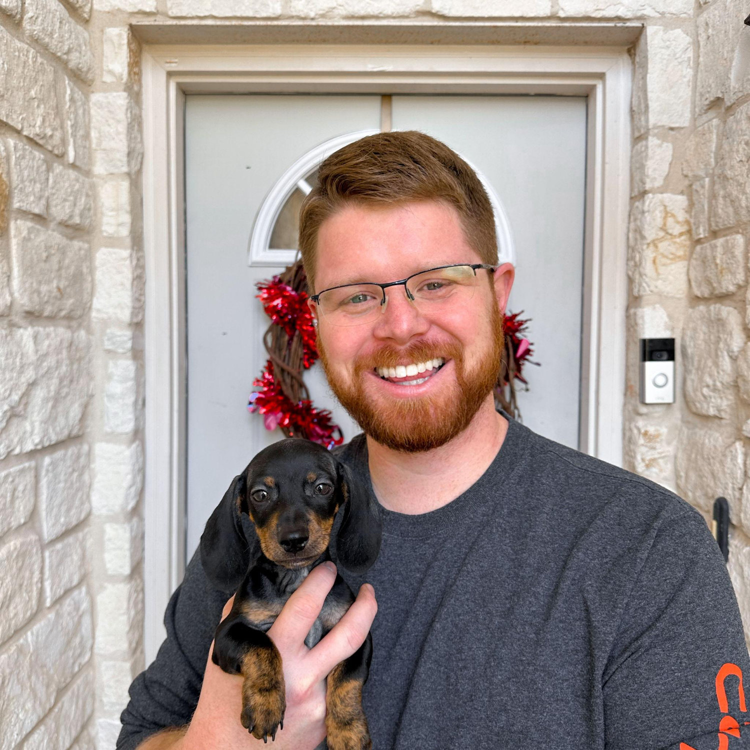 Bryce’s first picture with George