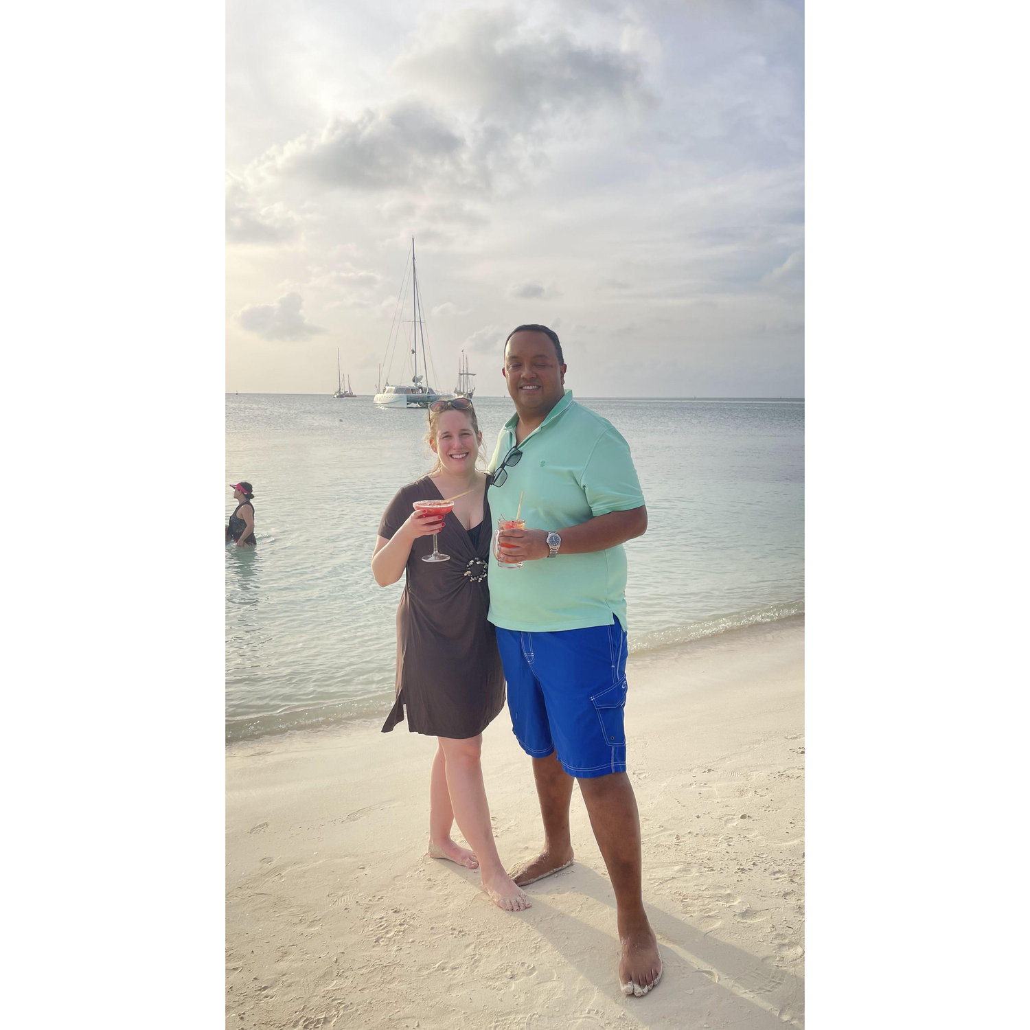 in Aruba where we got engaged