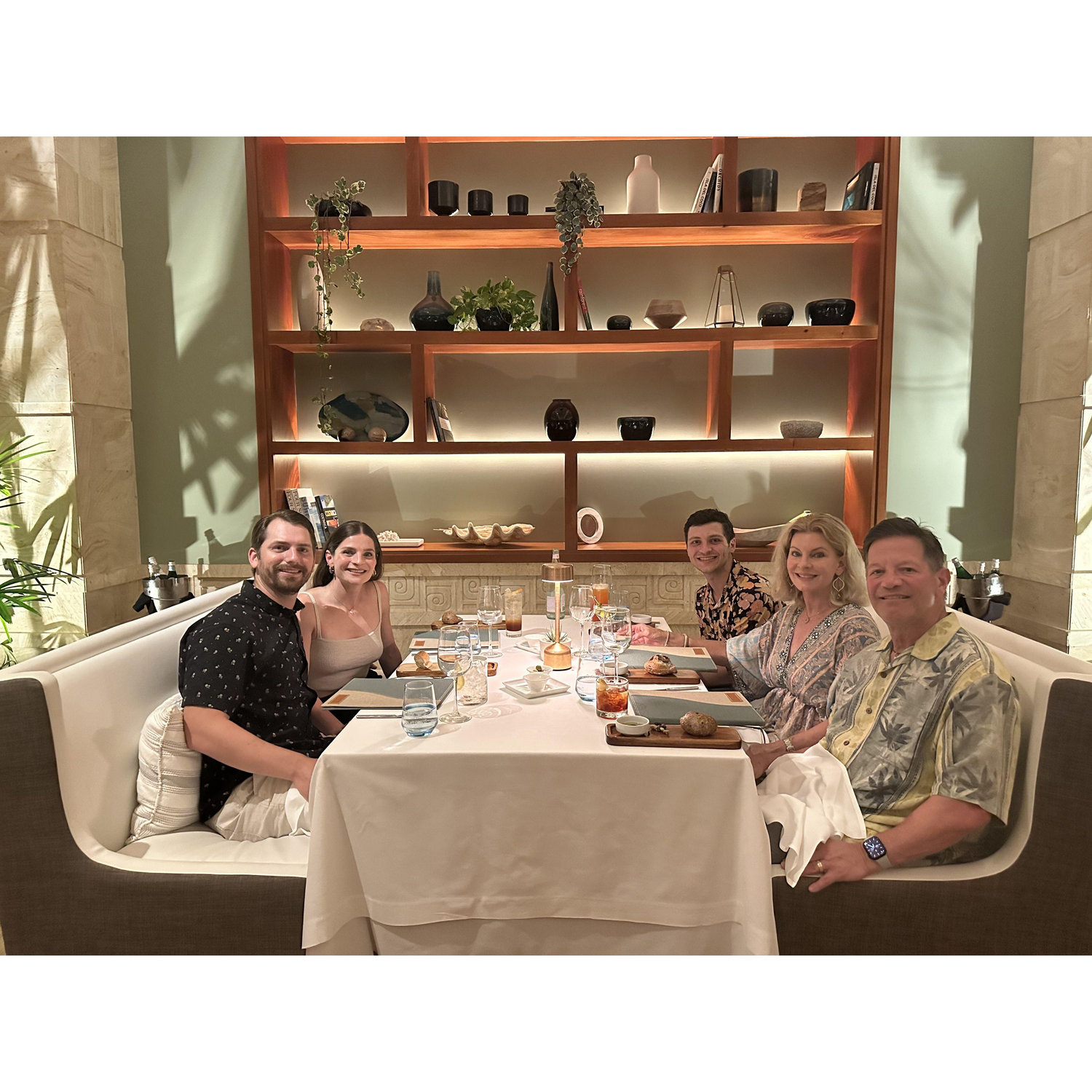Dinner with family at Four Seasons Costa Rica!
