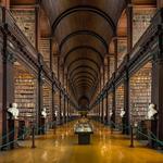 The Long Room Of The Old Library At Trinity College