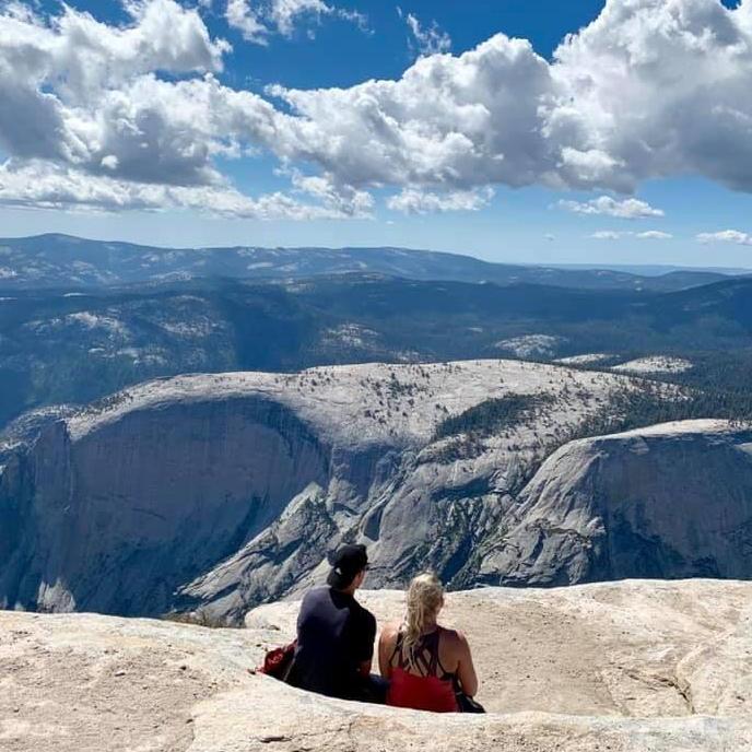 Cloud's Rest hike overlooking Yosemite National Park