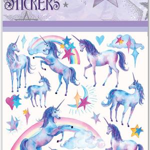 Violette Stickers Blue Unicorn & Rainbows - CL Tween Girls