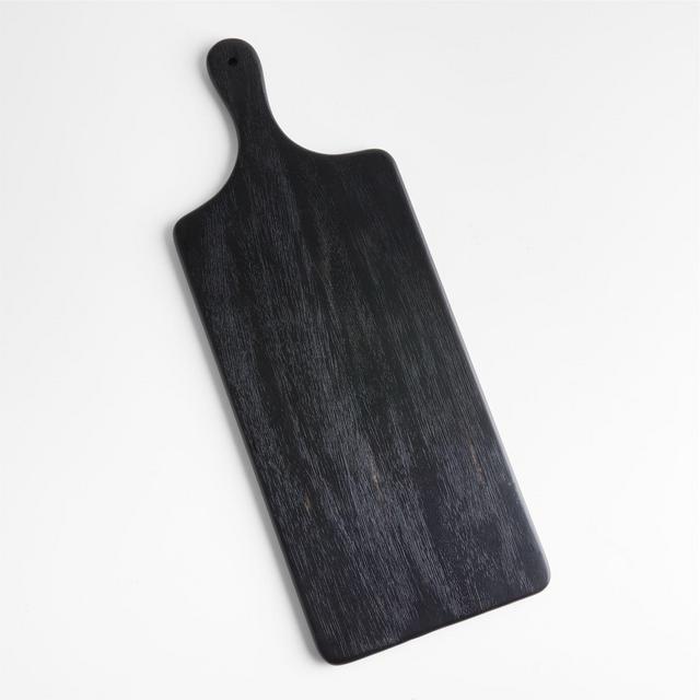 Tondo Ebonized Serving Paddle Board