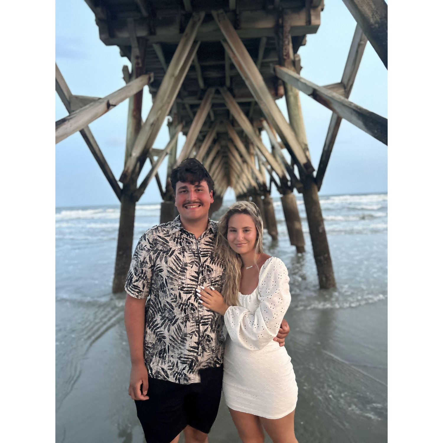 Right before he proposed