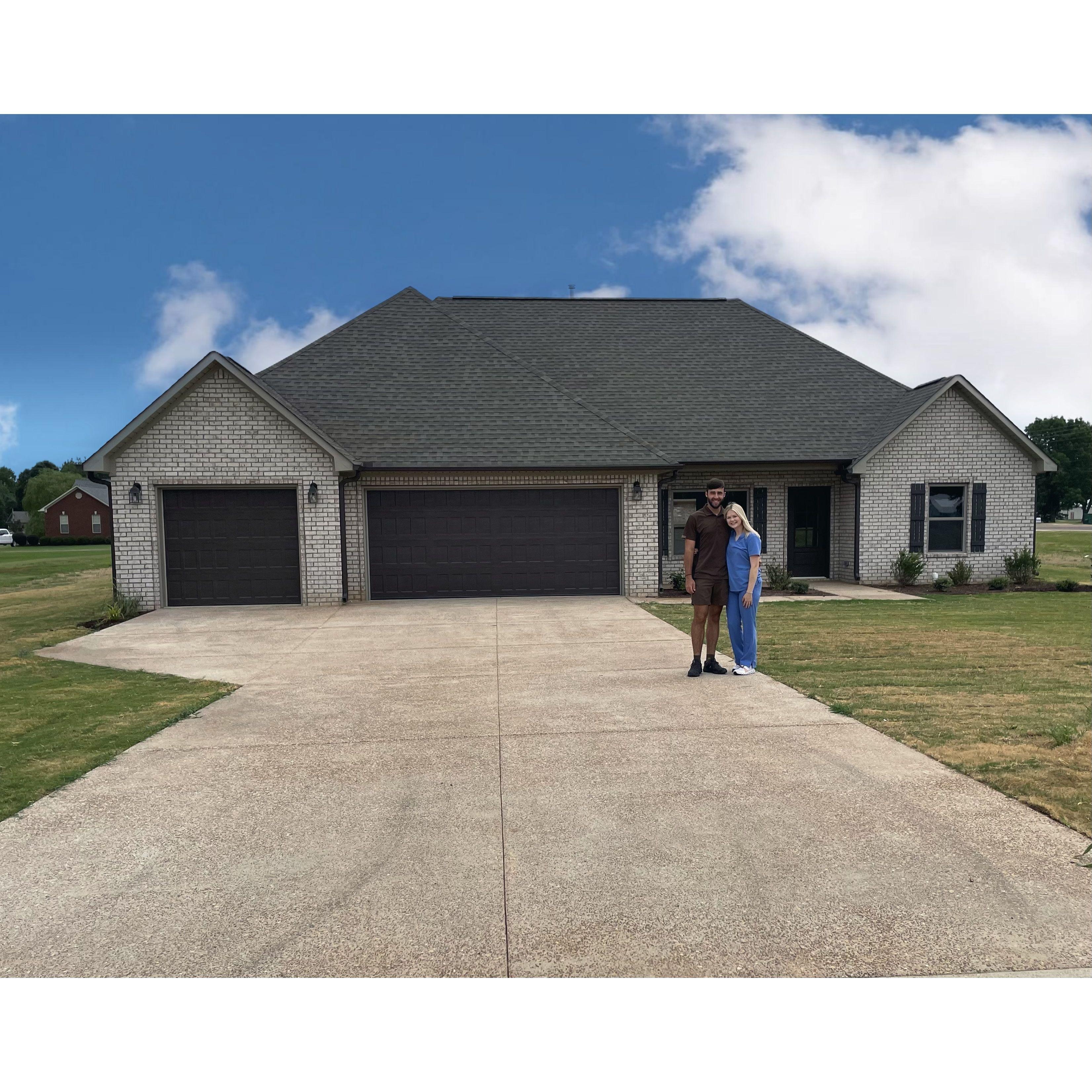 We moved into our first home, July 2022