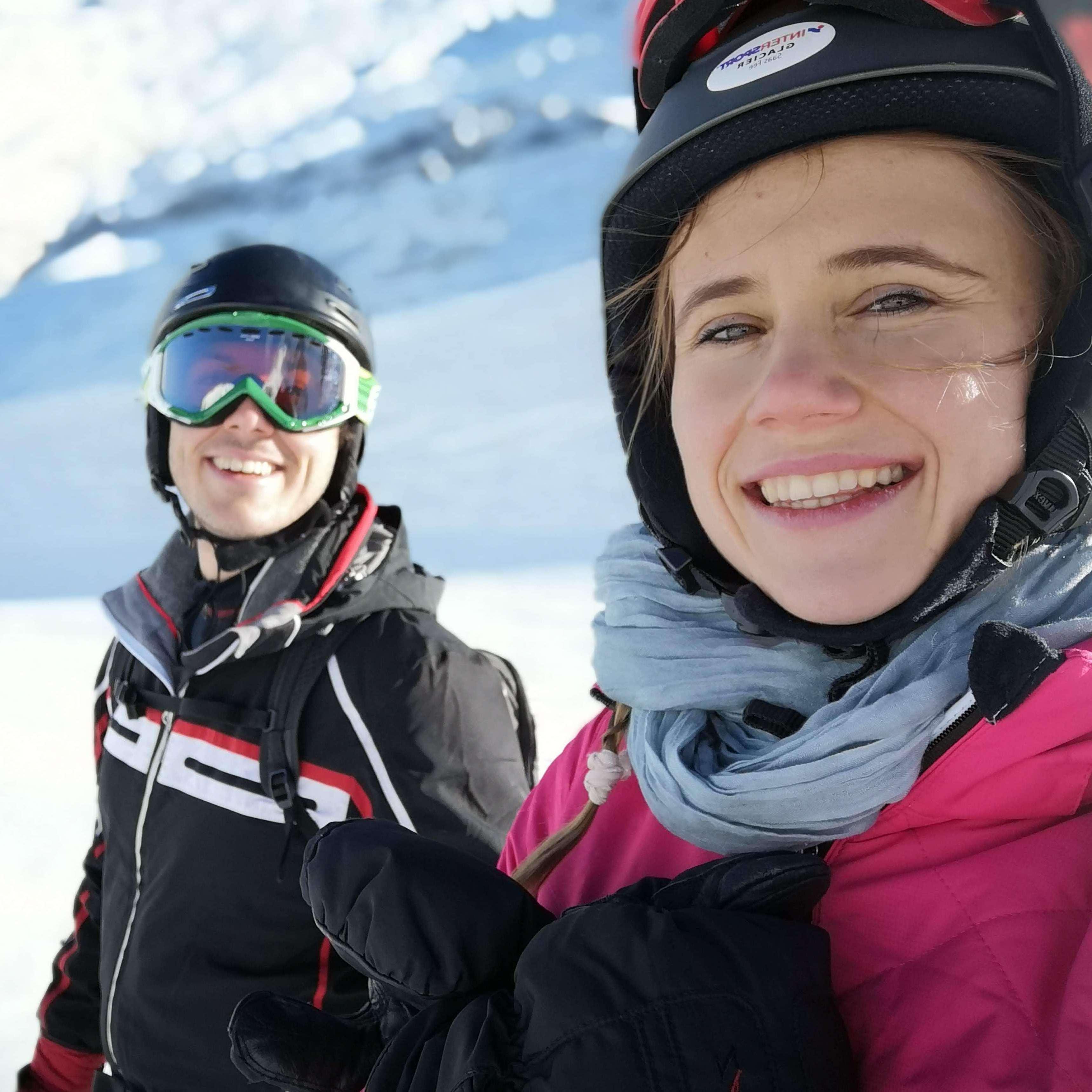 Skiing in the Swiss Alps - Skifahren in den schweizer Alpen -  Sciare nelle Alpi svizzere