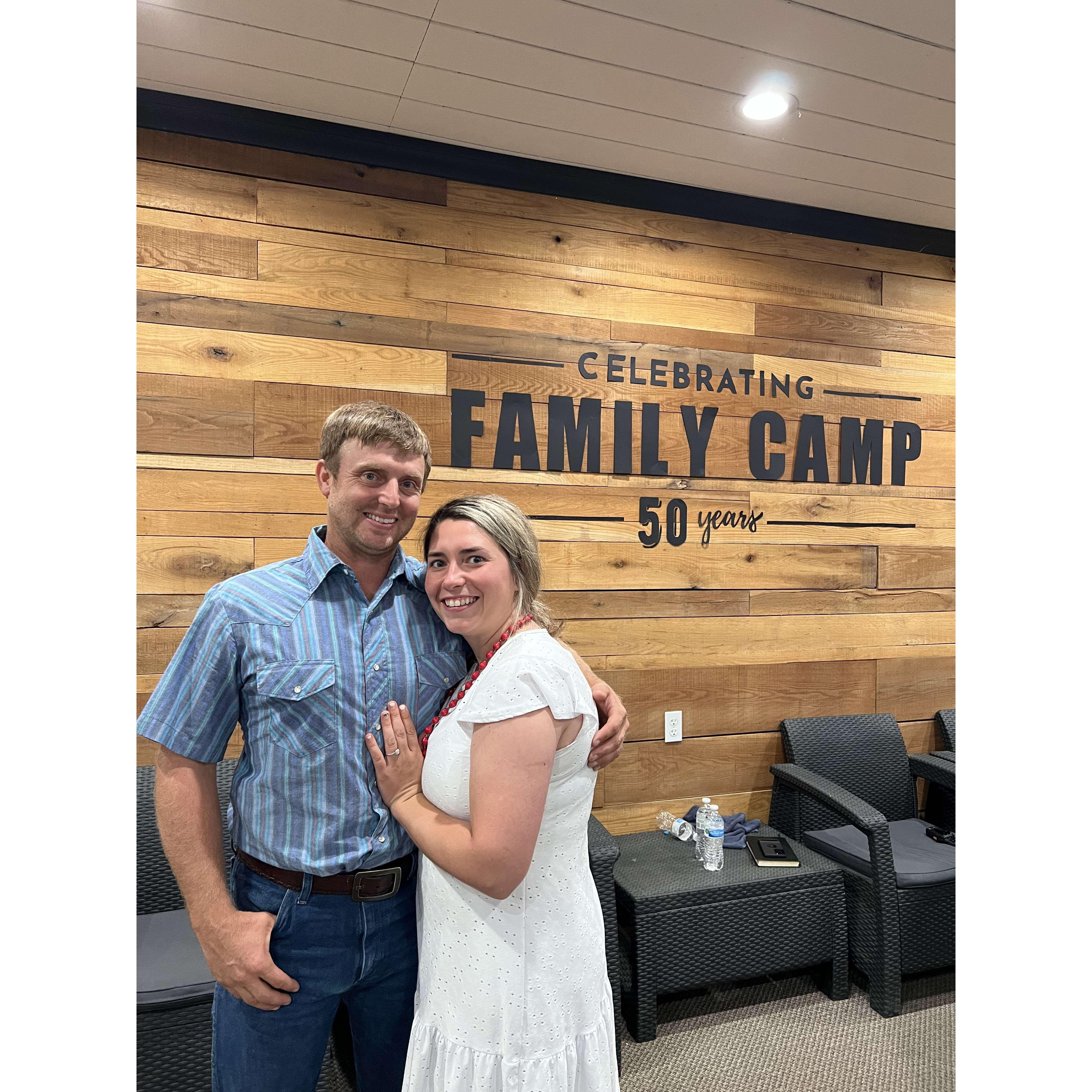 Our first Hoosier Hills Family Camp together.