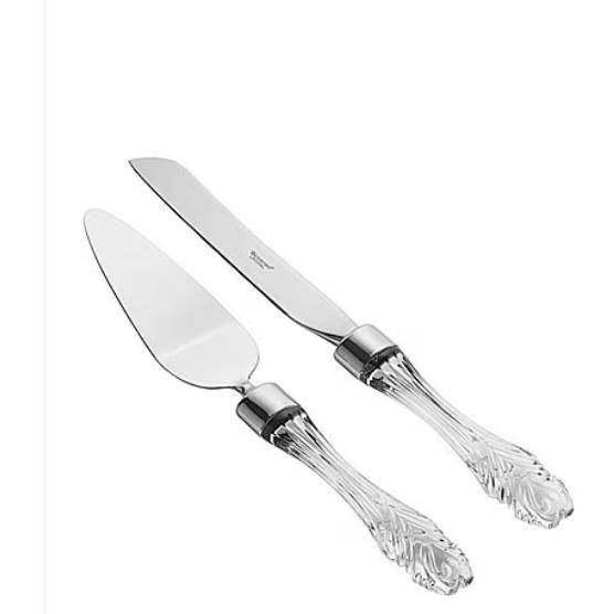 Waterford Wedding Stainless Cake Knife & Server Set