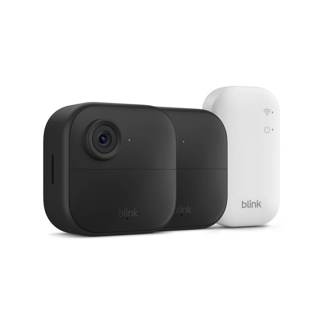 Blink Outdoor 4 Wireless Smart Security Camera, 2 Year Battery Life, 1080p HD , Two-Way Talk, Sync Module Core Included - 2-Camera System