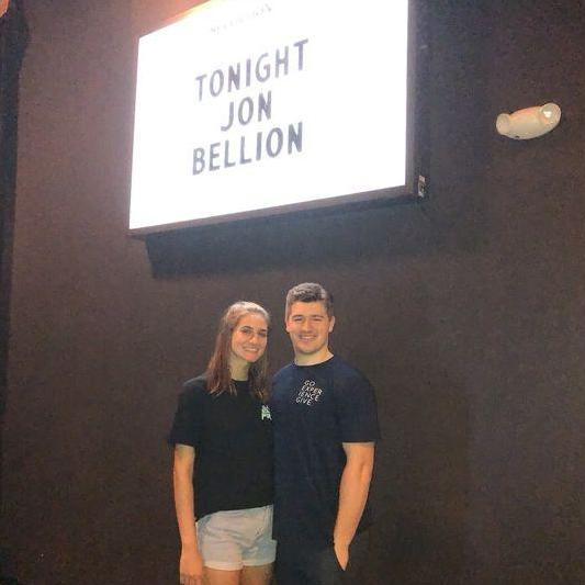 This is our first photo together, from the Jon Bellion concert in Houston!