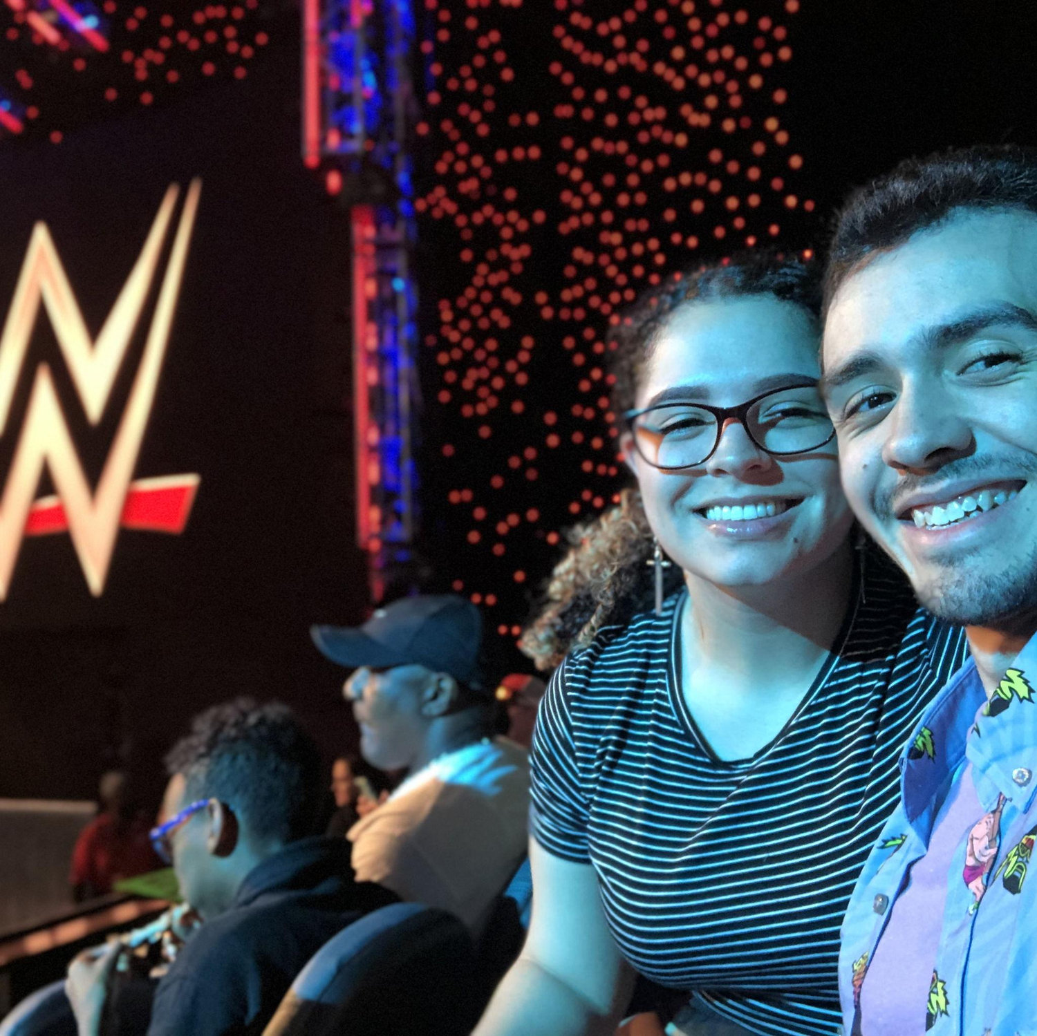 our first ever live wrestling show :')