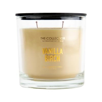 13oz Lidded Glass Jar 2-Wick Candle Vanilla Birch - The Collection By Chesapeake Bay Candle