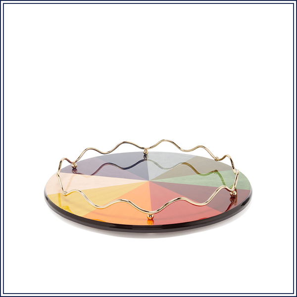 Matilda Goad Rainbow Spectrum Lacquer Tray, Large
