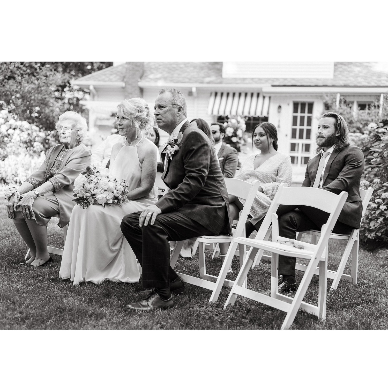 Family looking on