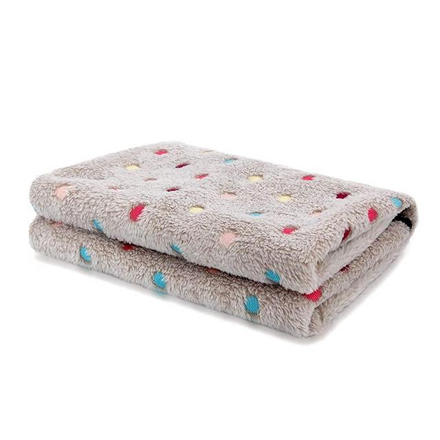 PAWZ Road Pet Dog Blanket Fleece Fabric Soft and Cute 4 Colors 4 Sizes