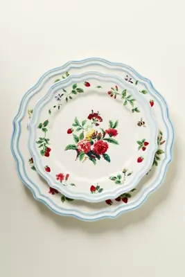 Camille Stoneware Dessert Plates, Set of 4
