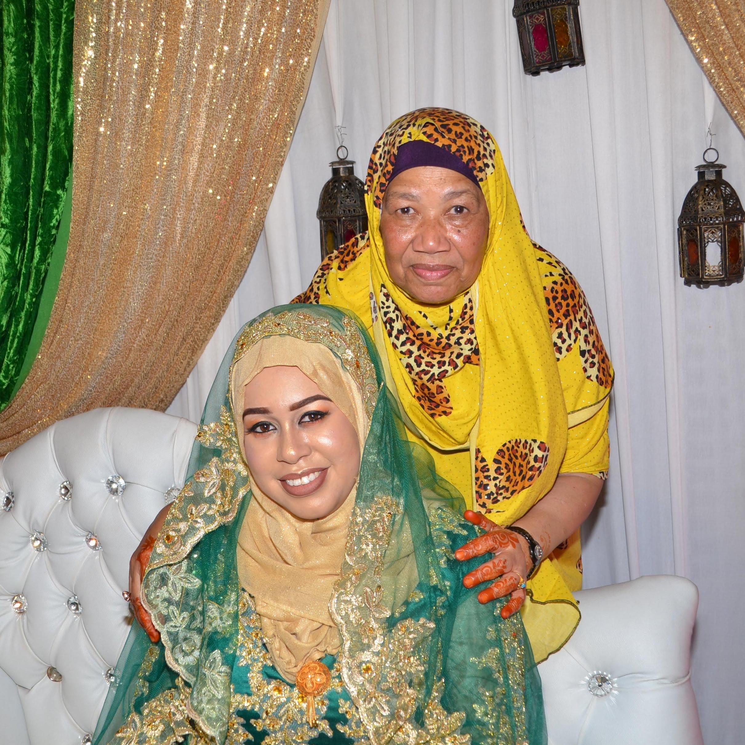 Iman and her grandmother, Fatuma Mzee.