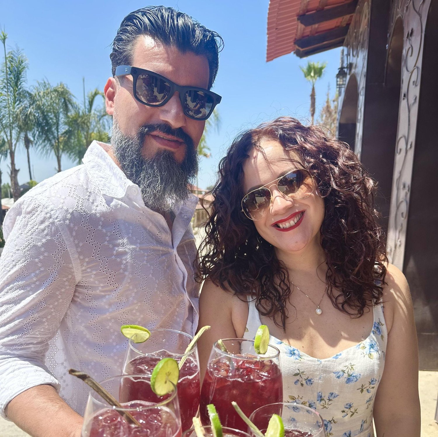 Cheering to have decided on a Venue in El Valle for our wedding!