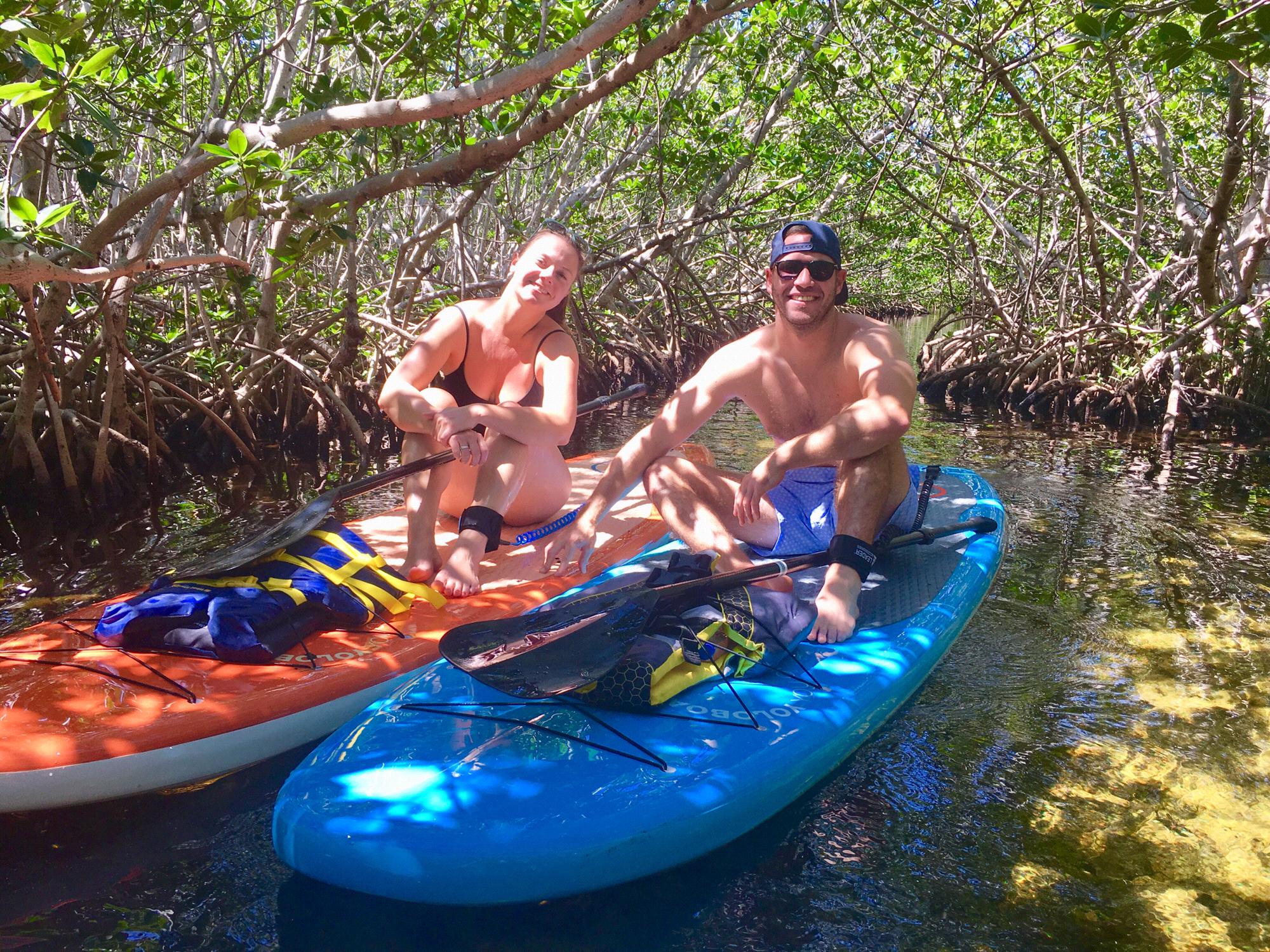 Paddleboarding in Key West