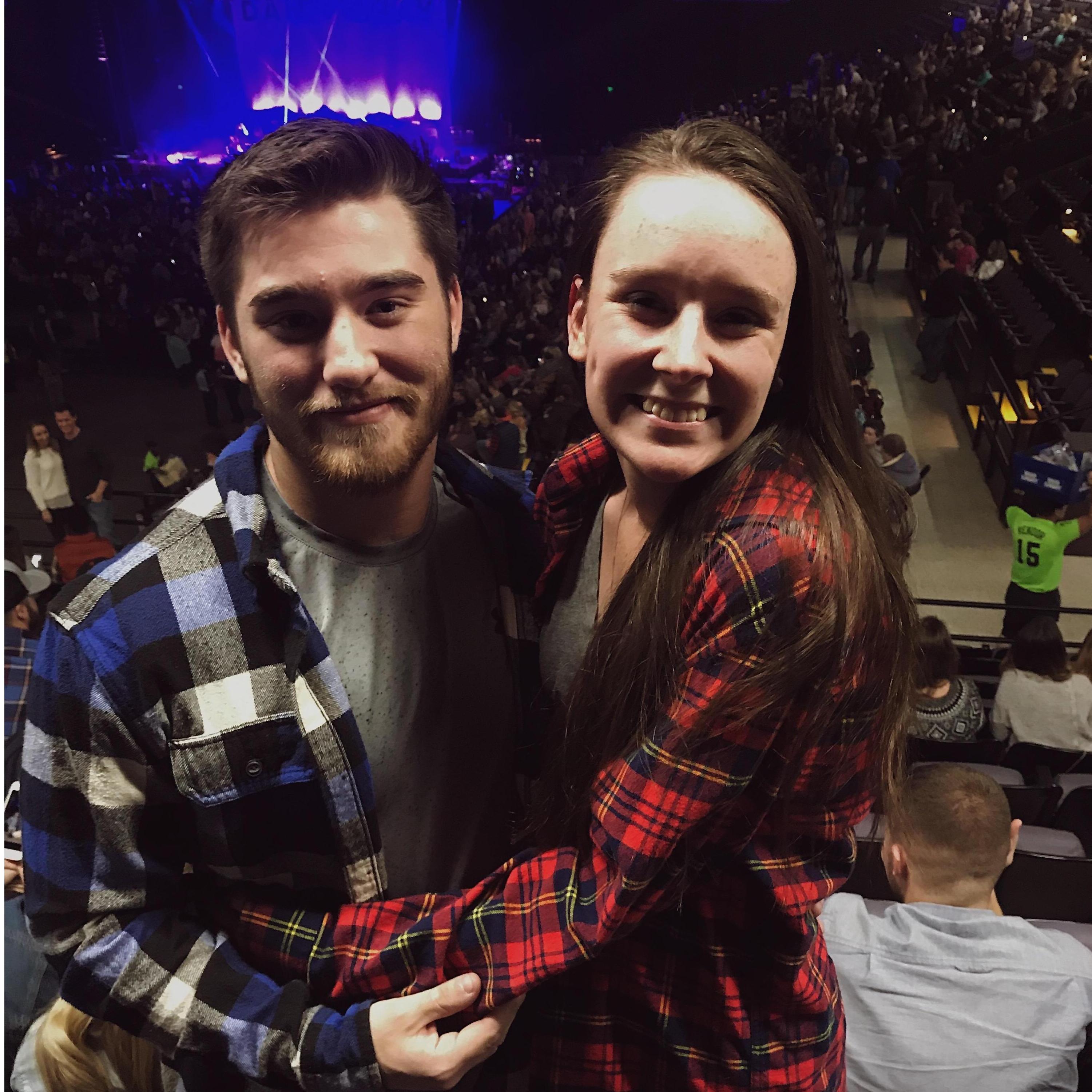 Ryan surprised me to a country concert!