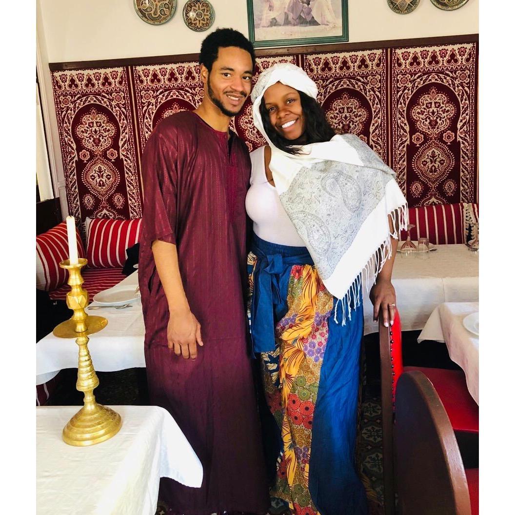 Us indulging in the culture of Morocco