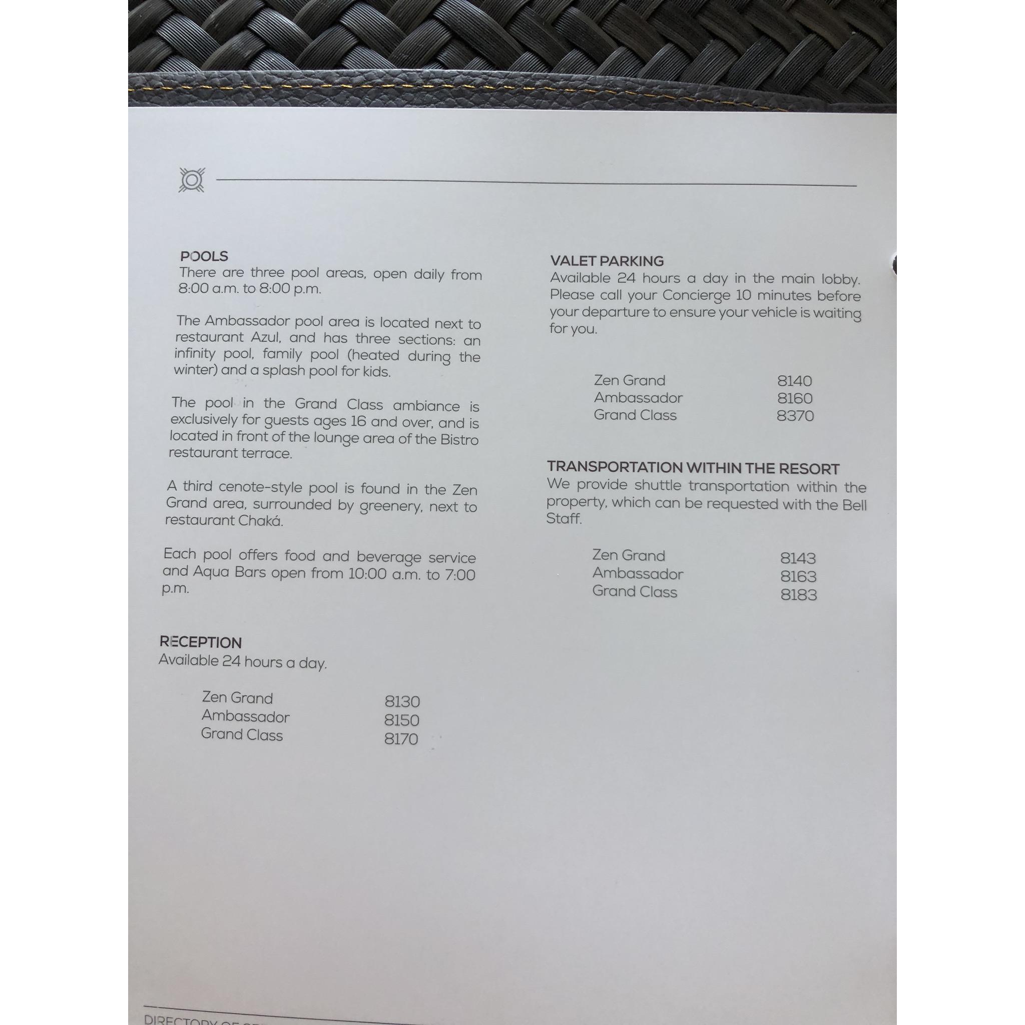 General resort information
