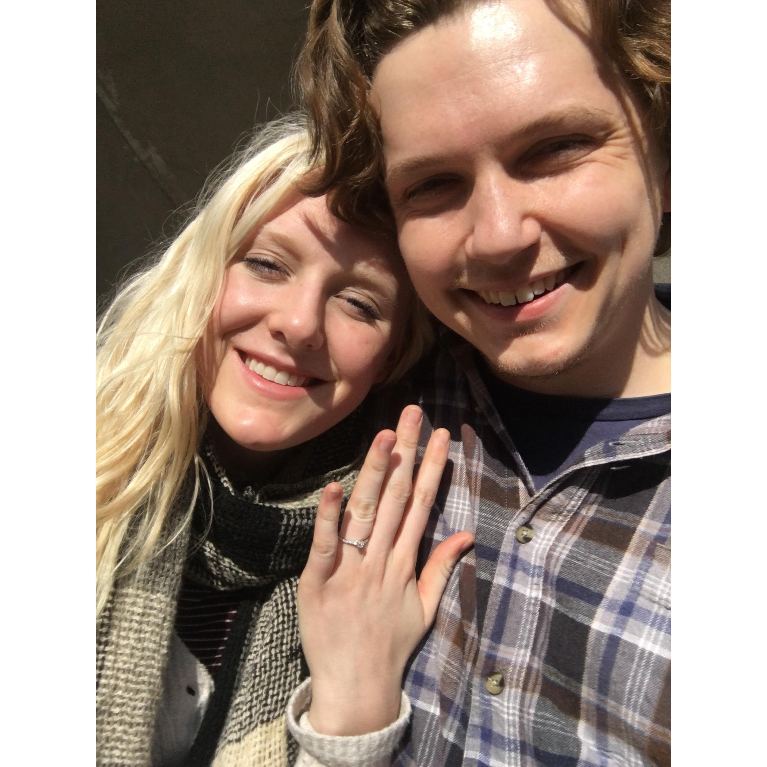 The most special moment. Especially after Jake told me a little more about the ring and how he got it.