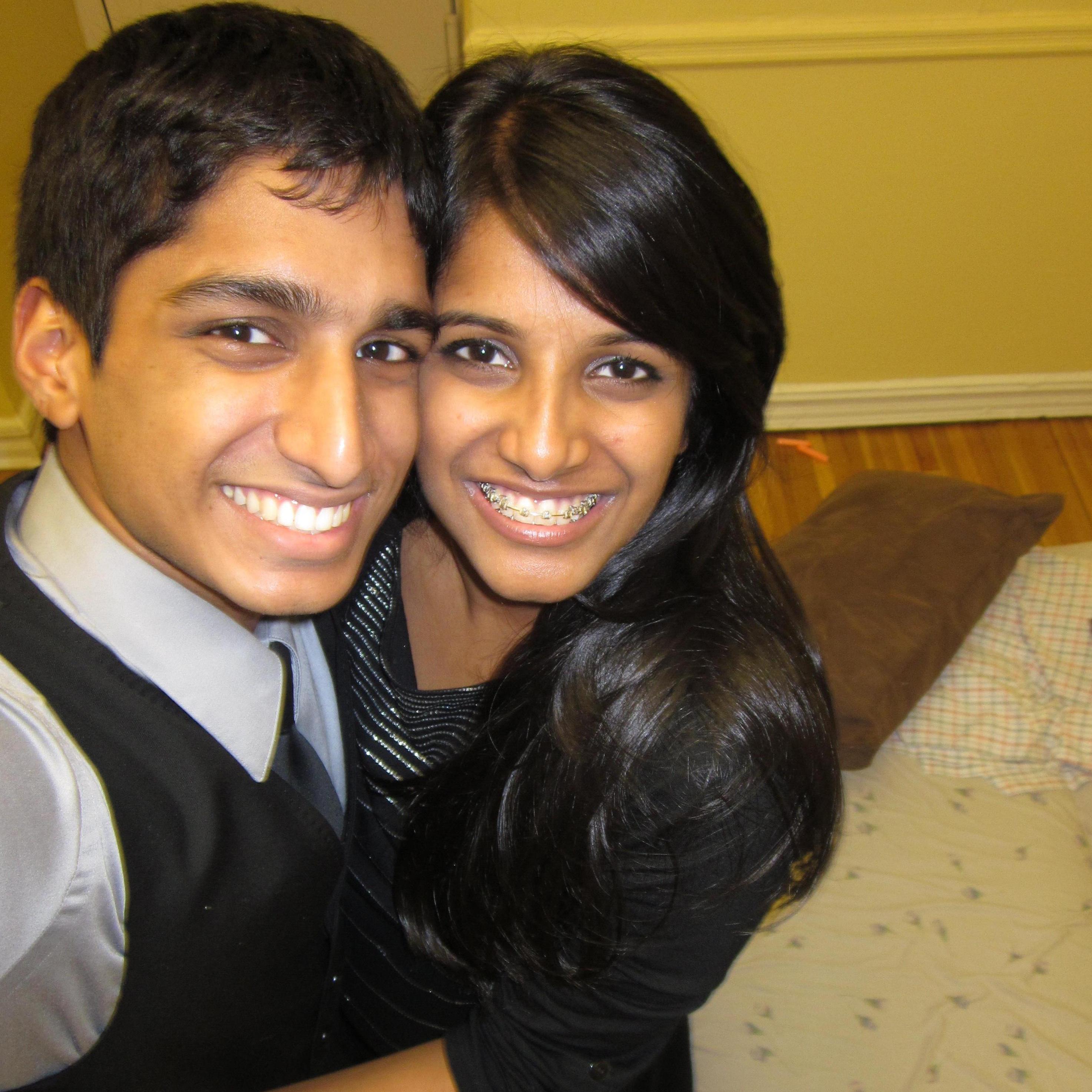 March 16, 2011-Our very first picture as a couple!