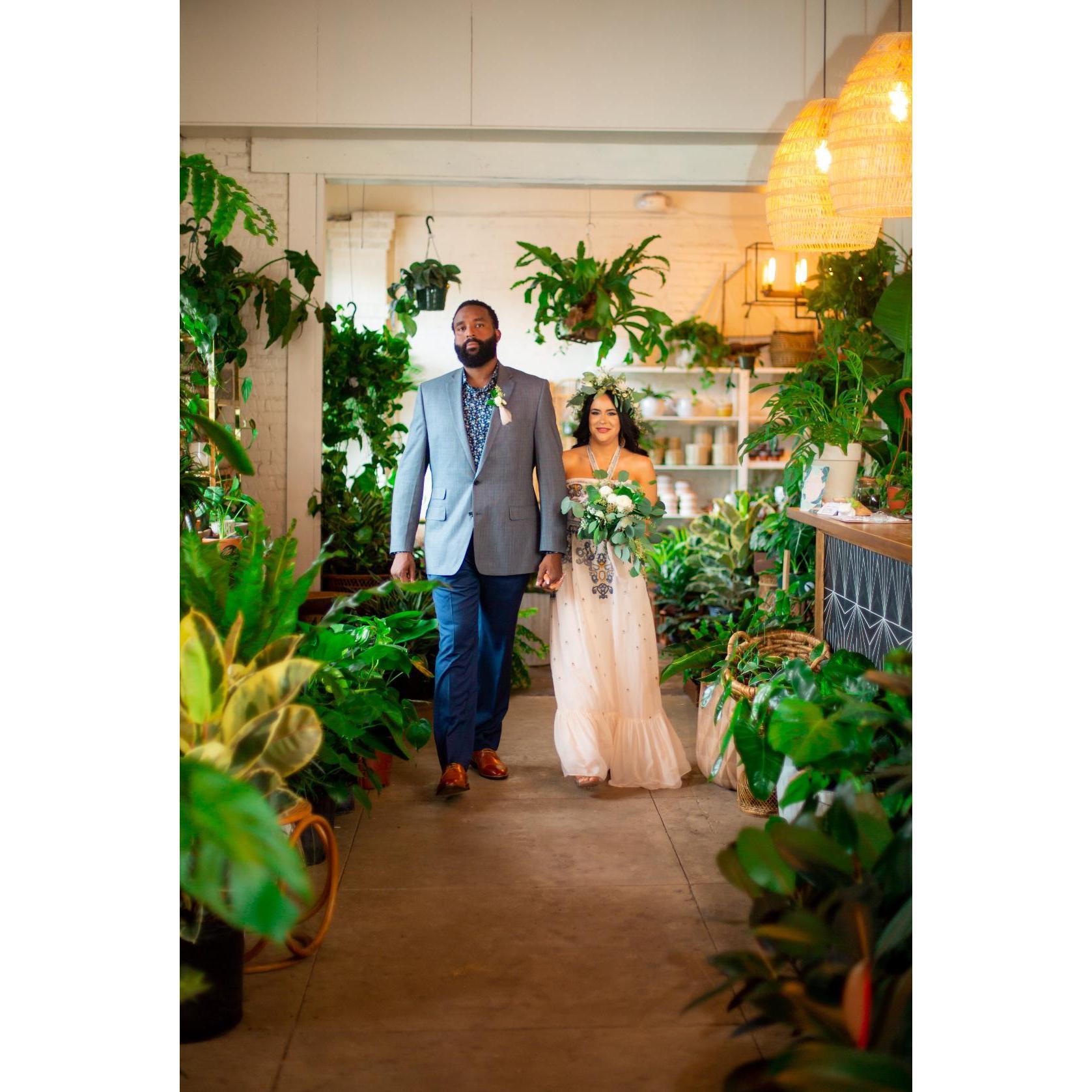 Walking each other down the aisle