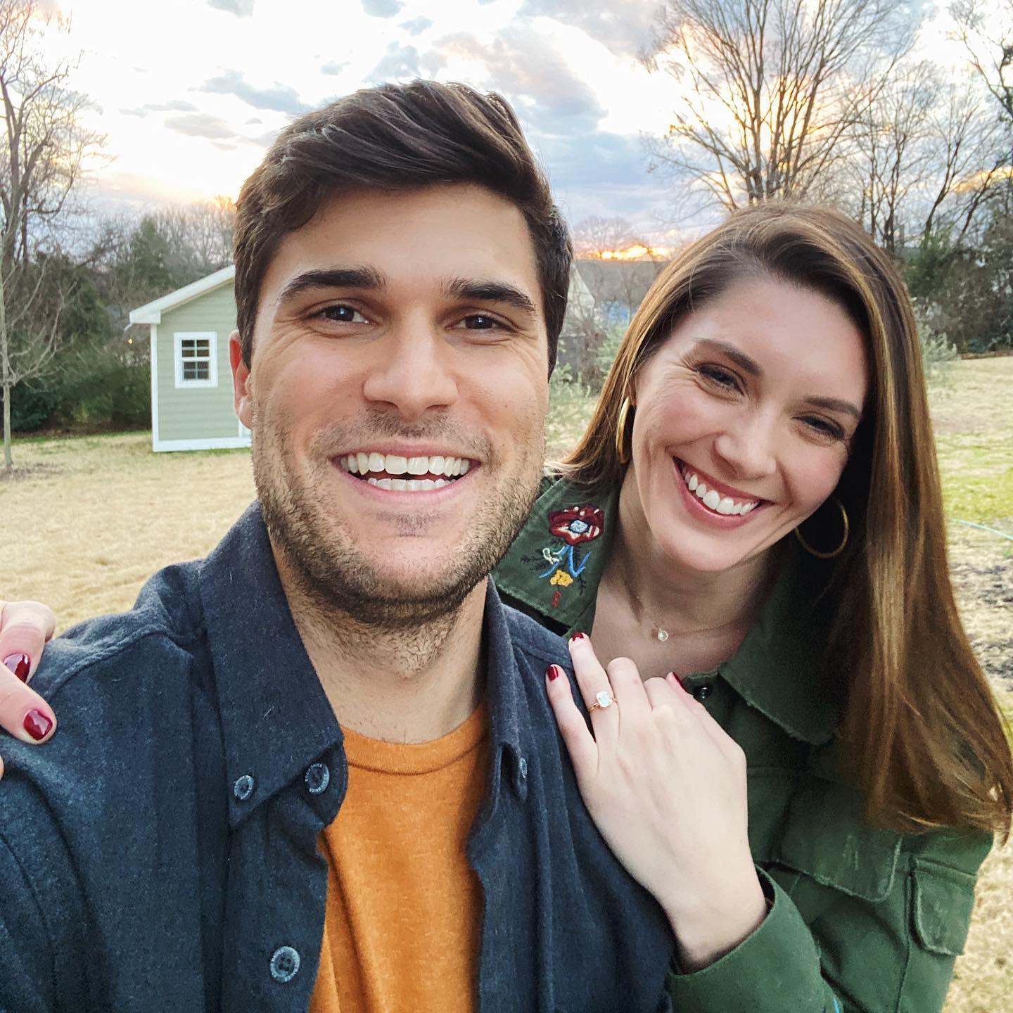Right after getting engaged, January 2021!