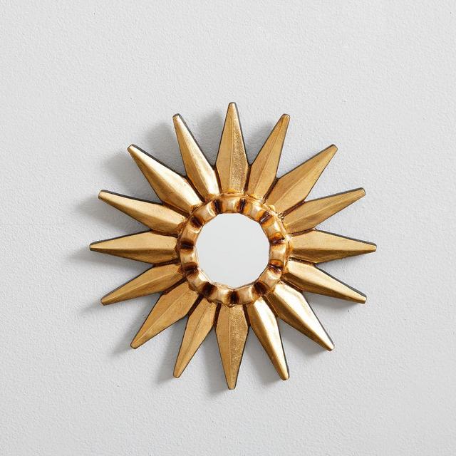 Peruvian Wall Mirror, 8" Starburst