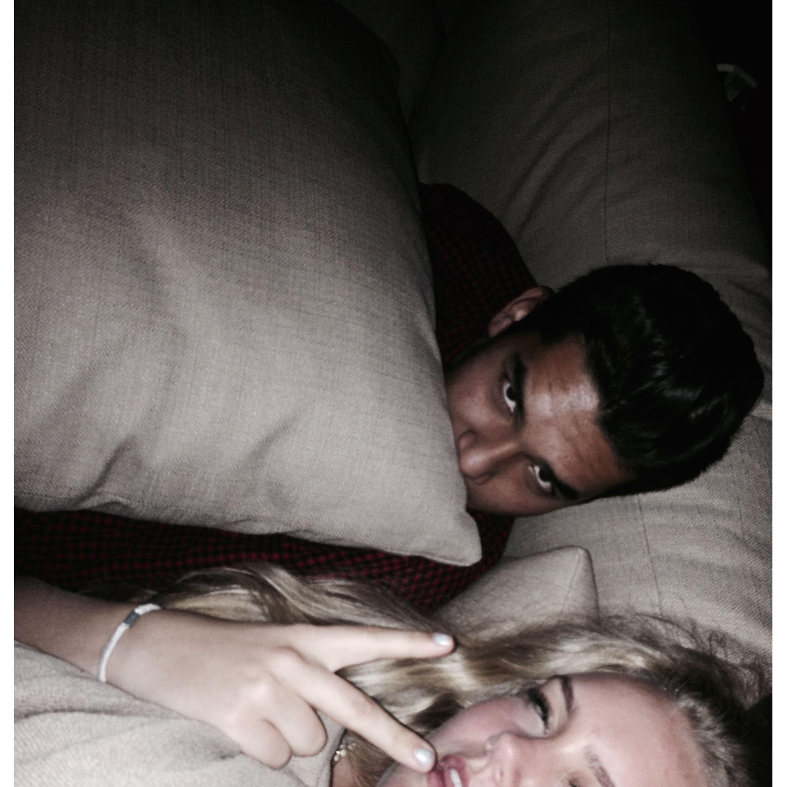 Our first picture together, taken in November 2013.