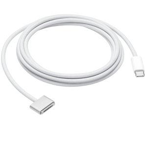 Apple - 6.6' (2M) USB-C to MagSafe 3 Charging Cable for MacBook Pro - White