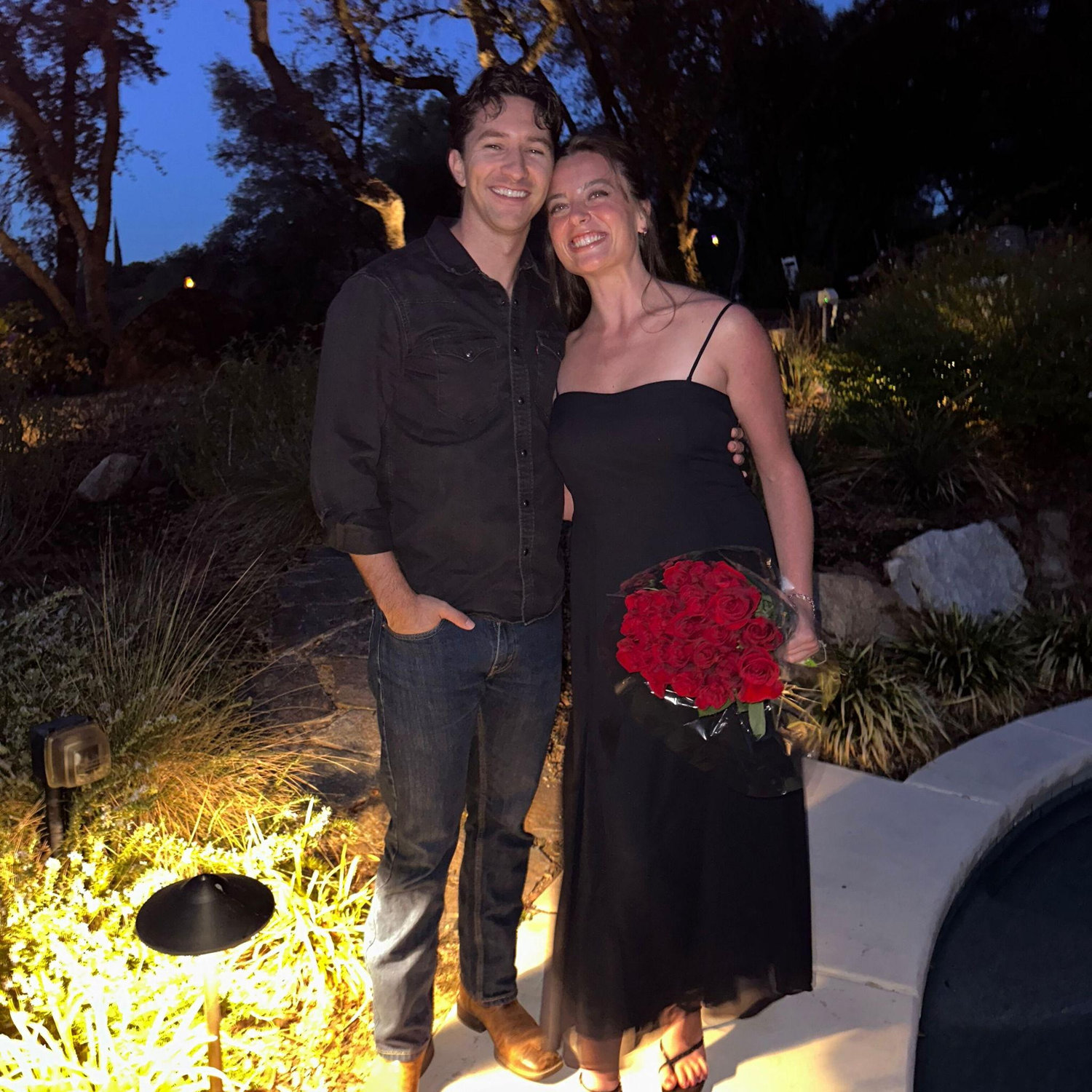 Our first valentines day living in the same state.