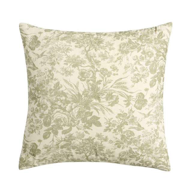 Sorrel Toile Comforter Sham, Loden, Euro