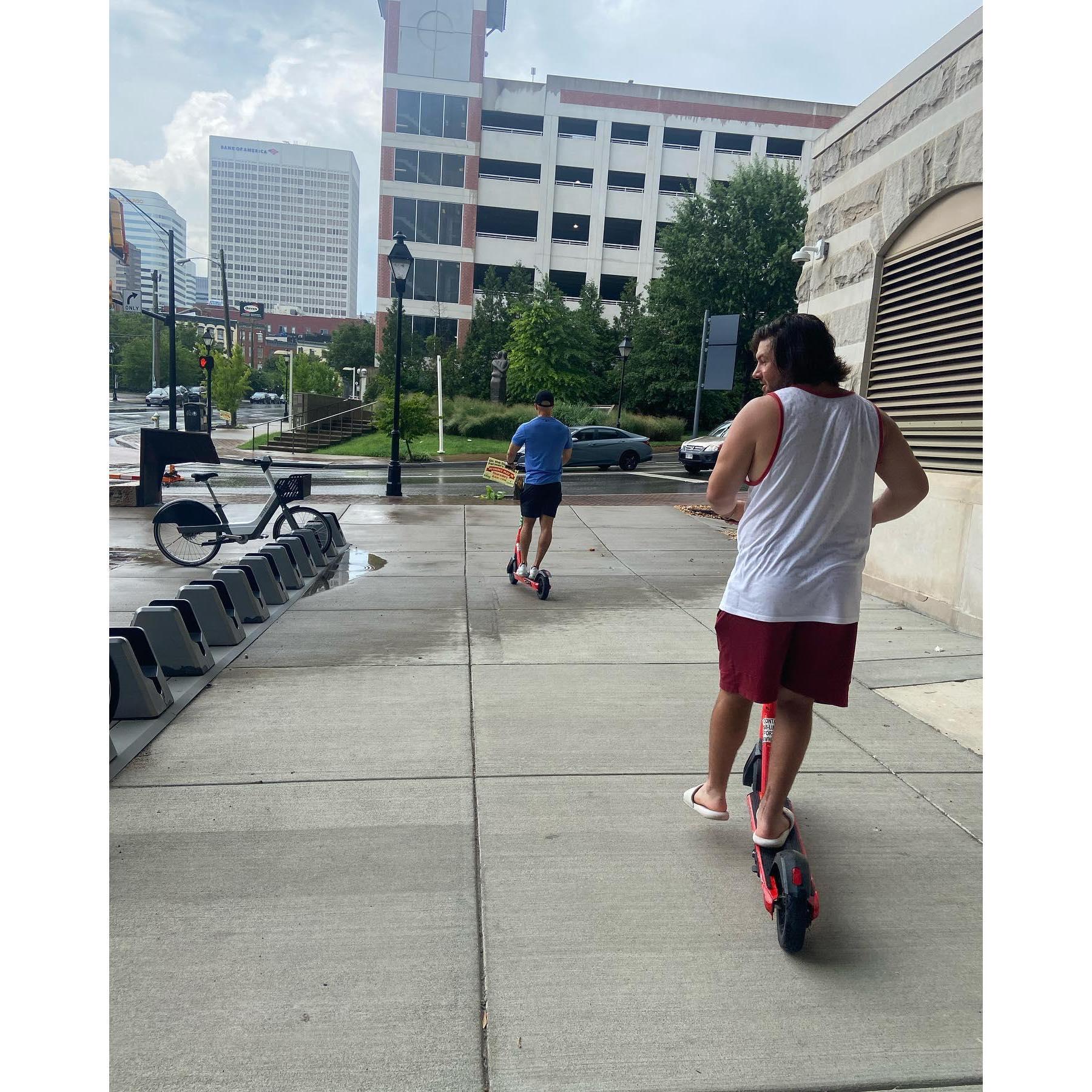 Visiting Jaysen in Richmond, 
VA