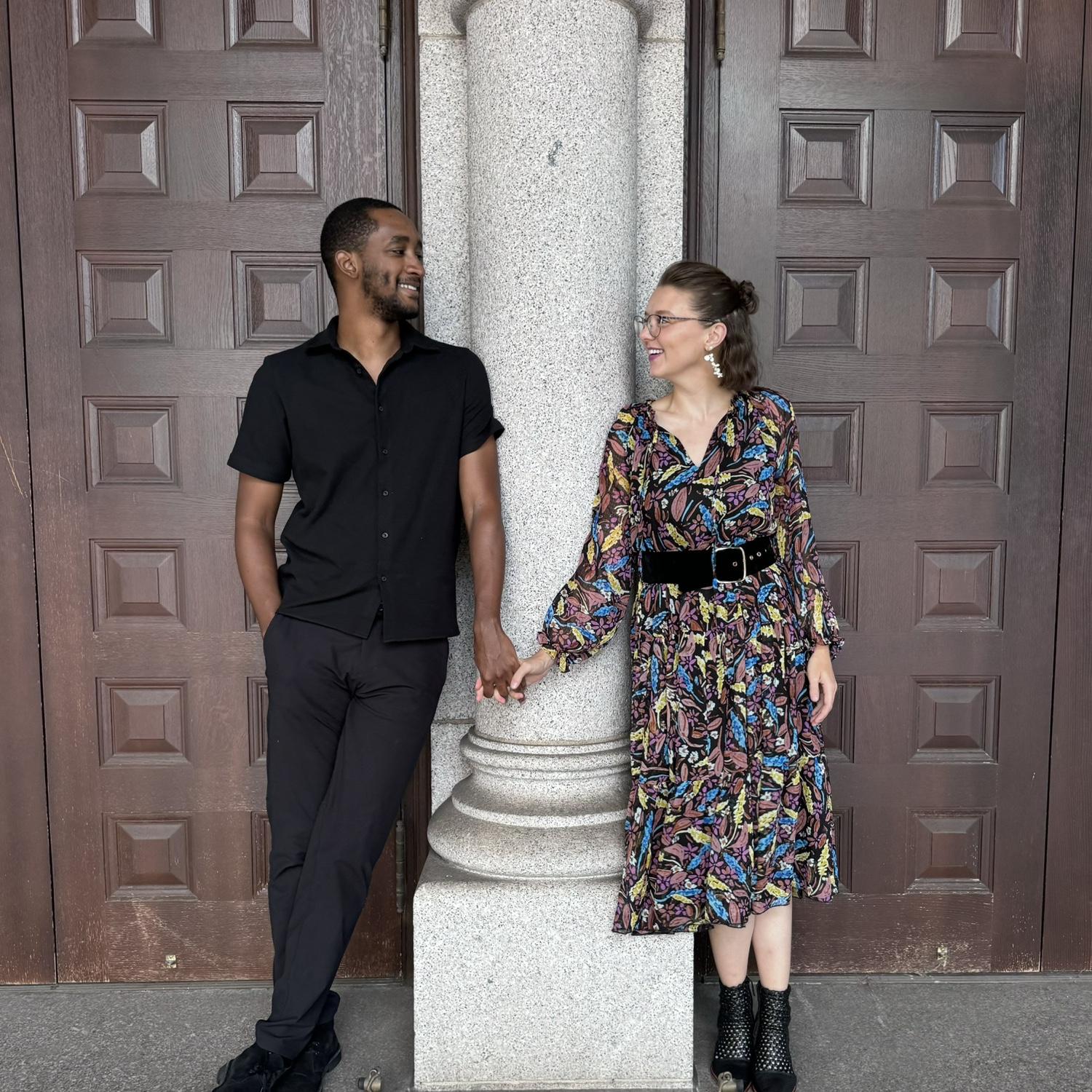 Our favorite hand to hold. A candid shot while out to dinner in DC that looks like an engagement photo.