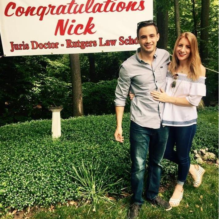 Nick graduated from RULaw 5/28/17