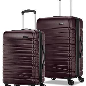 Samsonite Evolve SE Hardside Expandable Luggage with Spinners | Cordovan | 2PC SET (Carry-on/Medium)