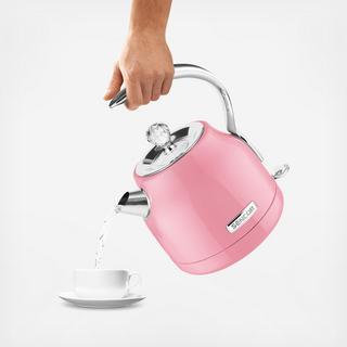 Crystal Electric Kettle with Power Cord Base
