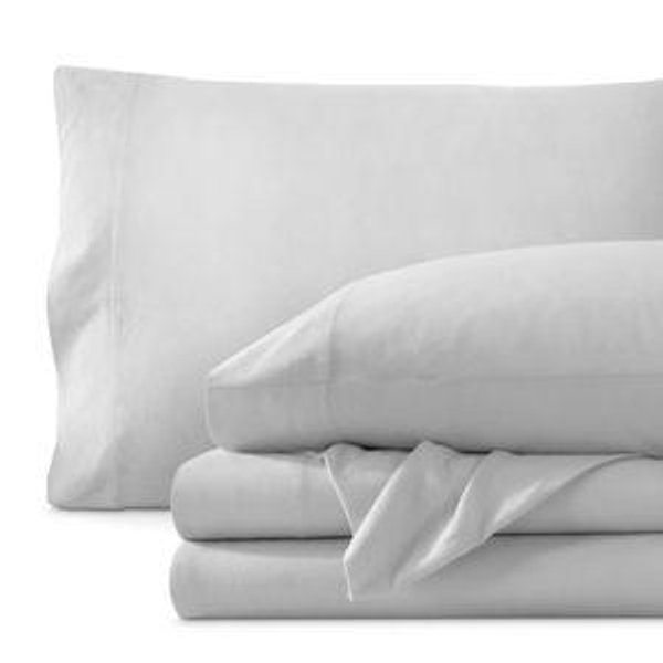 Organic Cotton Jersey Sheet Set in Could Grey | Bare Home
