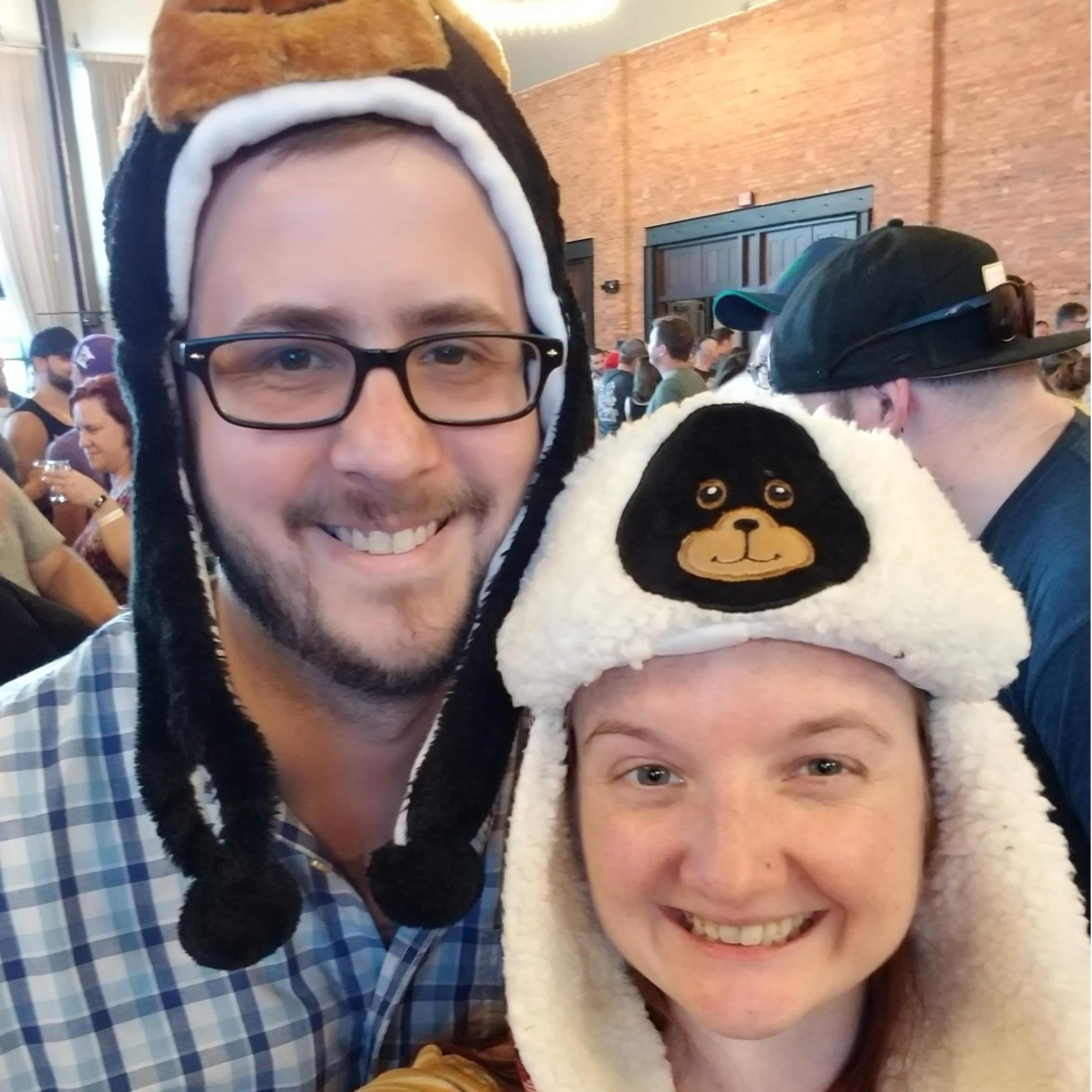 Beerfest in Tampa this year was tons of fun, and we channeled some Vermont with some fuzzy hats.